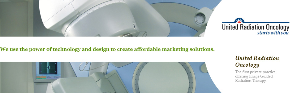 We use the power of technology and design to create affordable marketing solutions. United Radiation Oncology