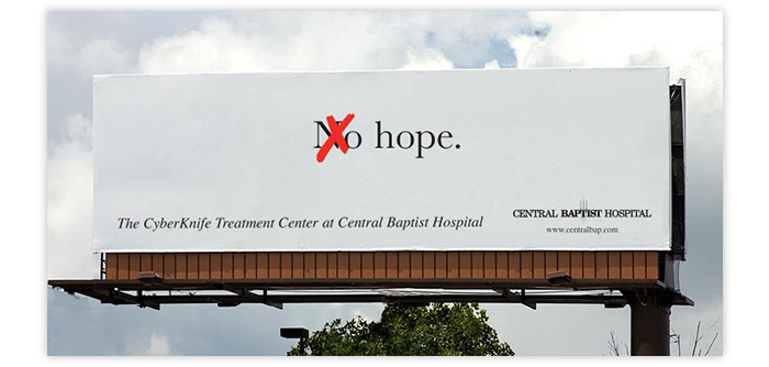 Central Baptist Hospital CyberKnife No Hope/Hope Ad